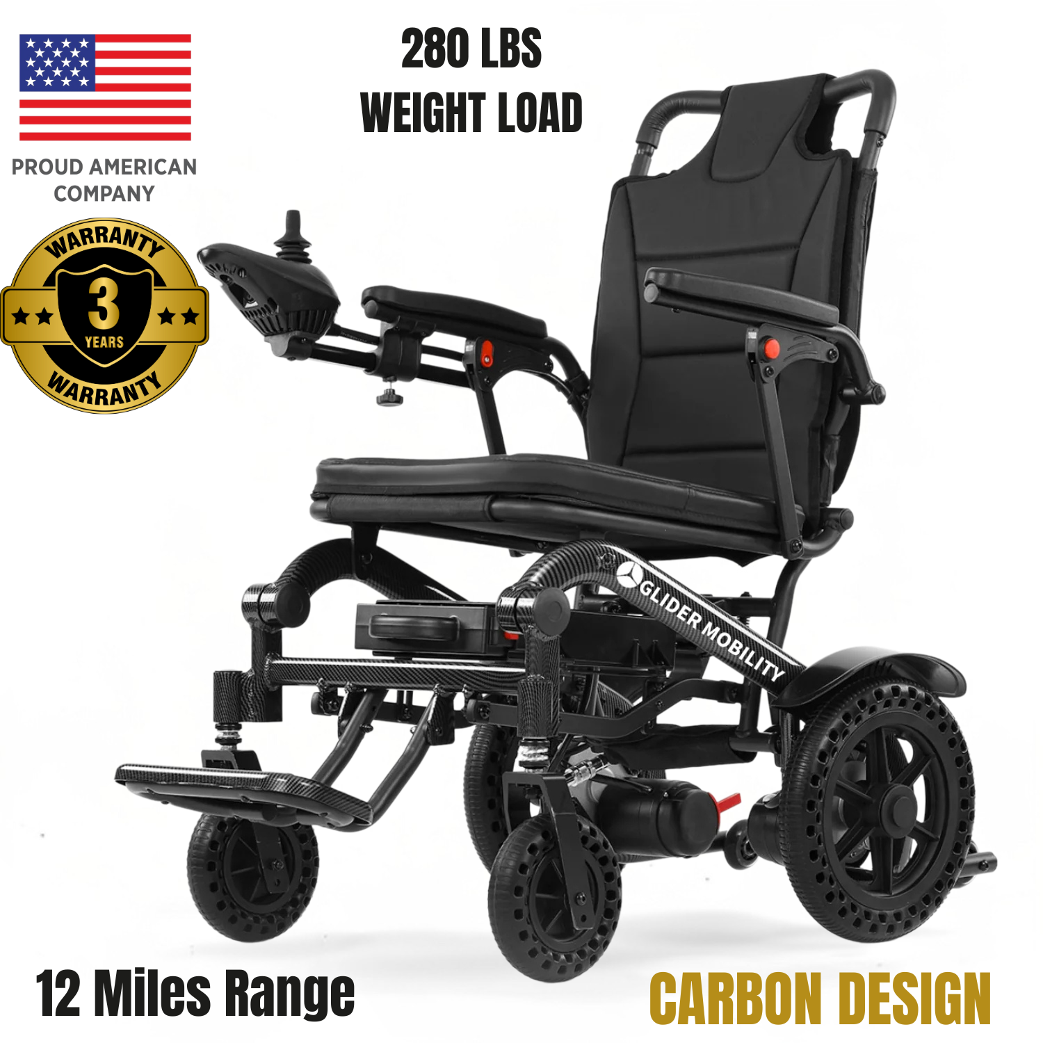 Glider Mobility Nomad Lightweight Electric Wheelchair