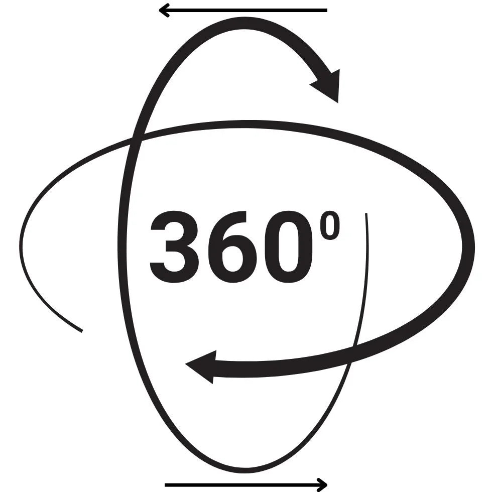 360° manoeuvrability